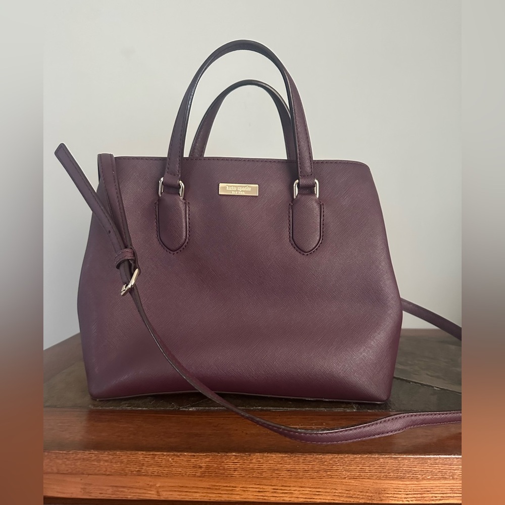 Kate Spade Aubergine Satchel Bag